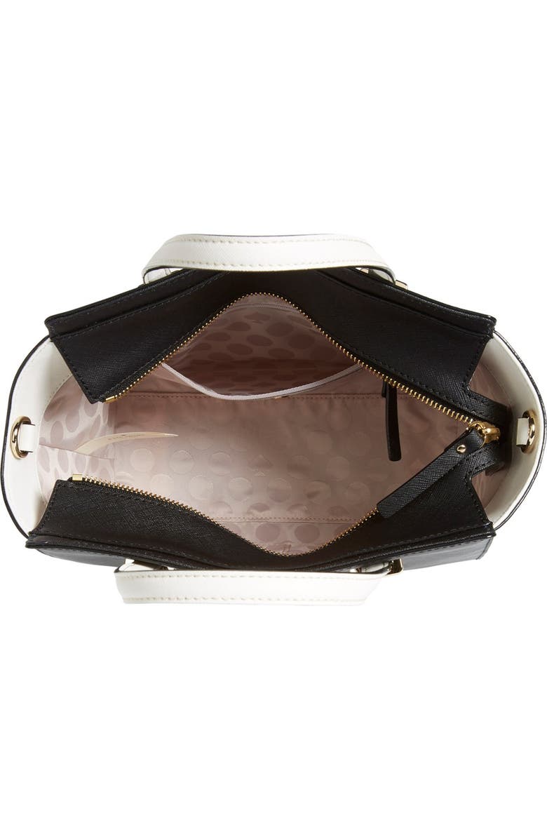 Kate Spade New York 'cedar street - small hayden' leather satchel, Alternate, color, Black/ Cement