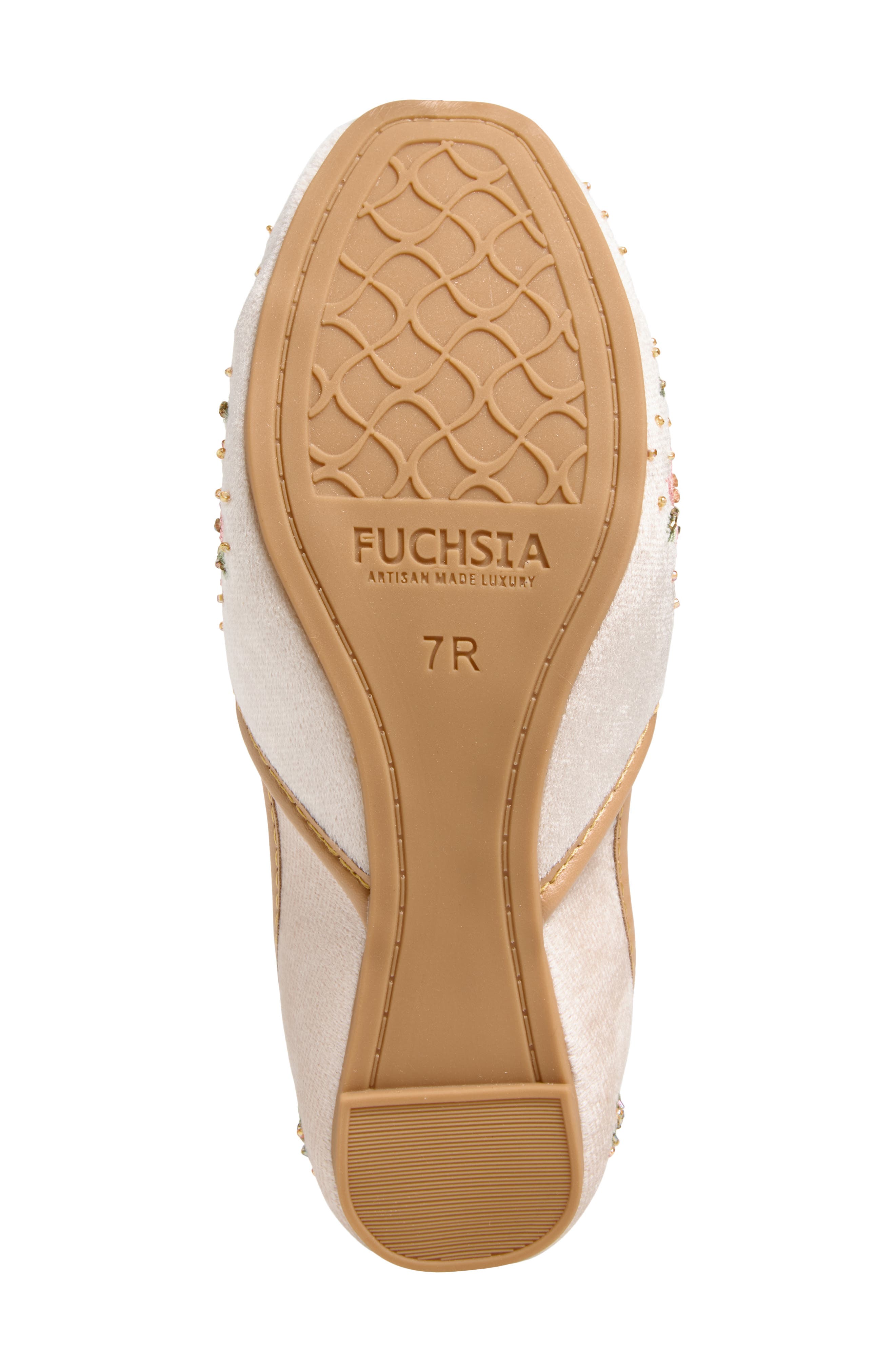 FUCHSIA Rosabelle Flat, Alternate, color, Beige