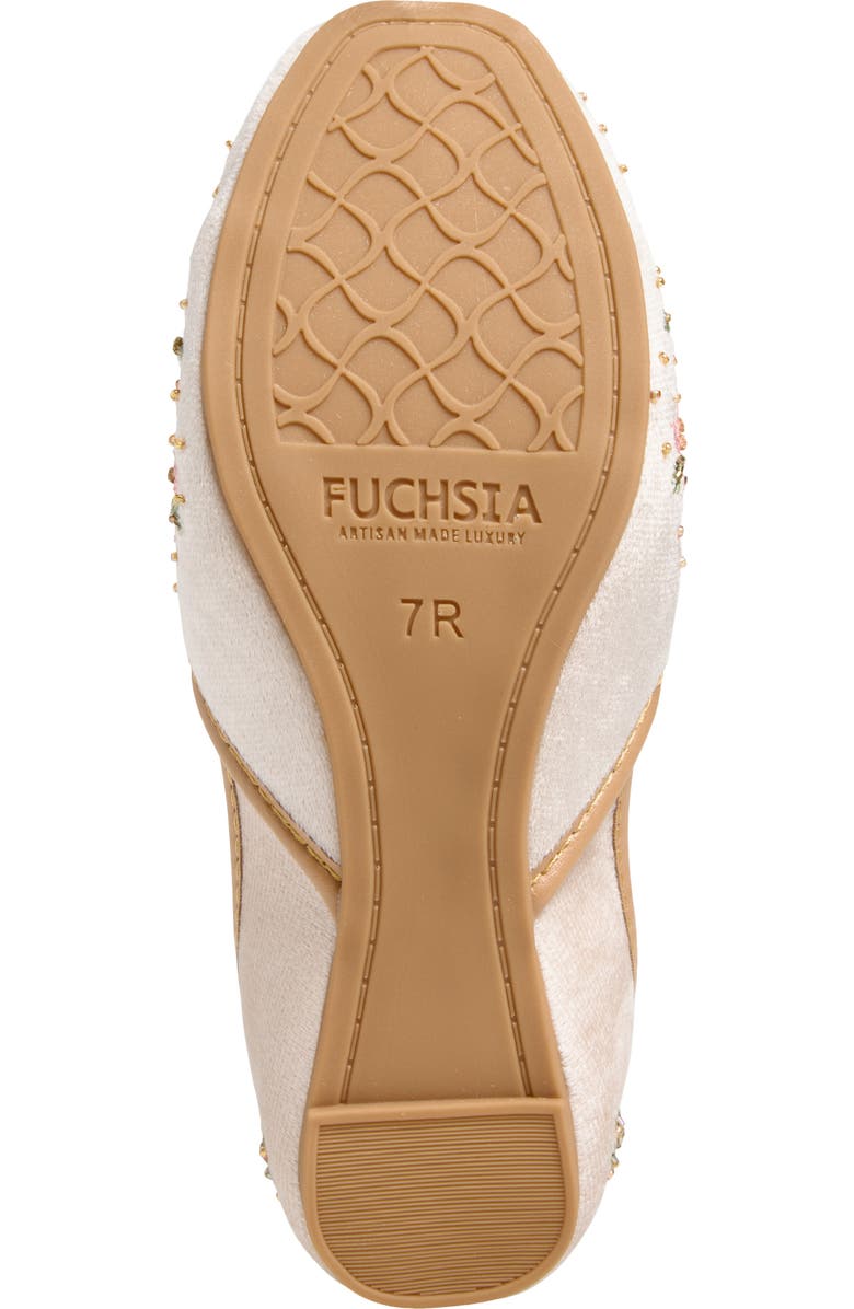 FUCHSIA Rosabelle Flat, Alternate, color, Beige