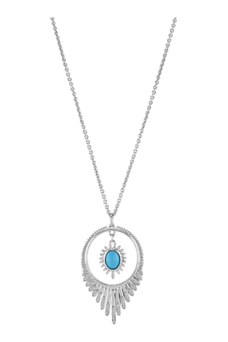 Egyptian Turquoise Pendant, Main, color, Sterling Silver