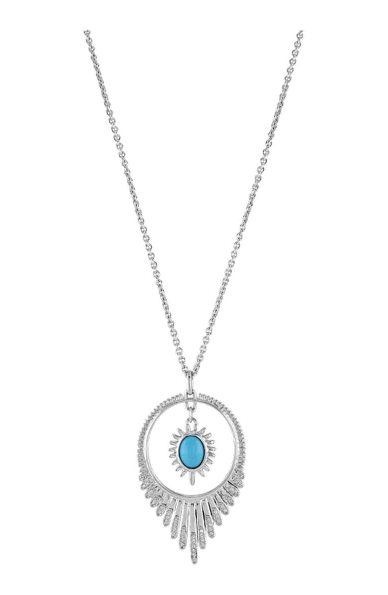 Lucy Quartermaine Egyptian Turquoise Pendant, Main, color, Sterling Silver