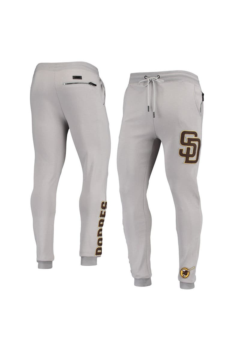 Men's Pro Standard Gray San Diego Padres Logo Jogger Pants, Main, color, Gray