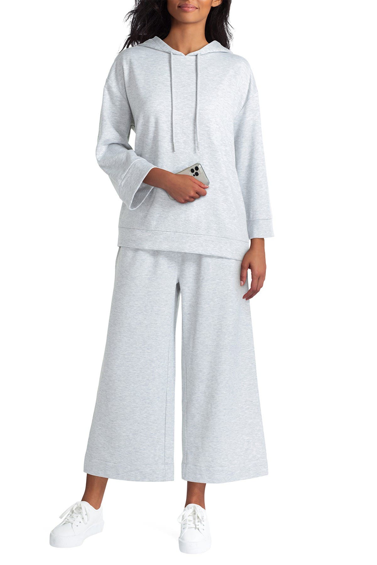 HALSTON Solid Knit Hoodie (Women) | Nordstromrack