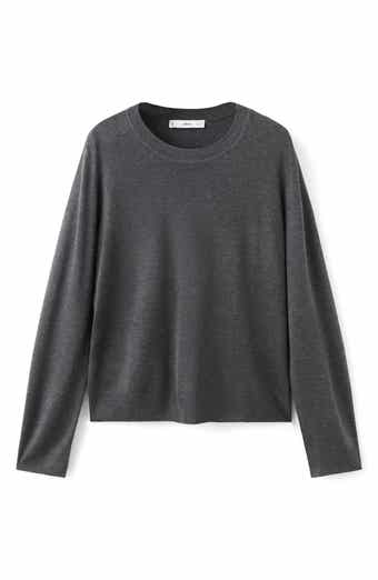 MANGO Fine Knit Crewneck Sweater