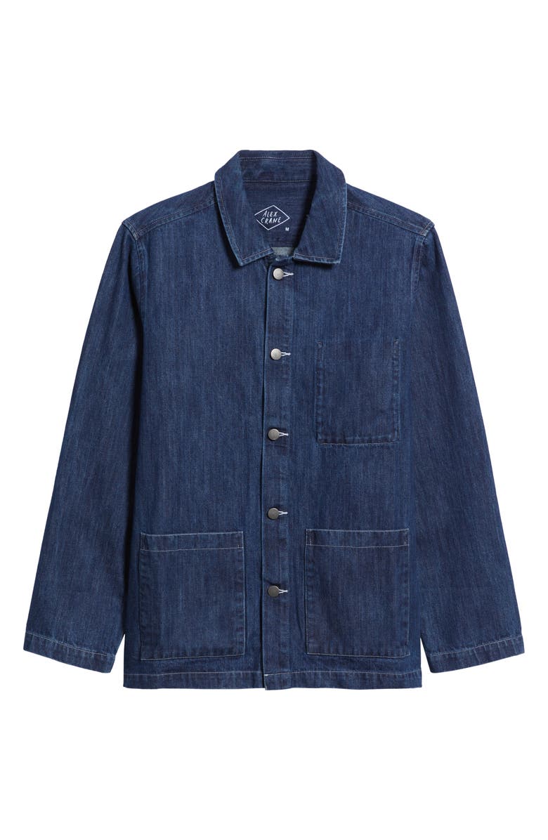ALEX CRANE Kite Organic Cotton Denim Jacket, Alternate, color, Indigo