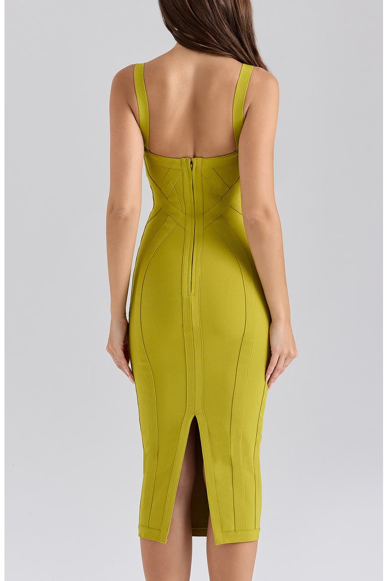 The Era Bandage Dress, Alternate, color, MATCHA