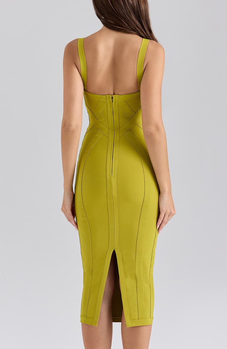 HOUSE OF CB The Era Bandage Dress, Alternate, color, Matcha