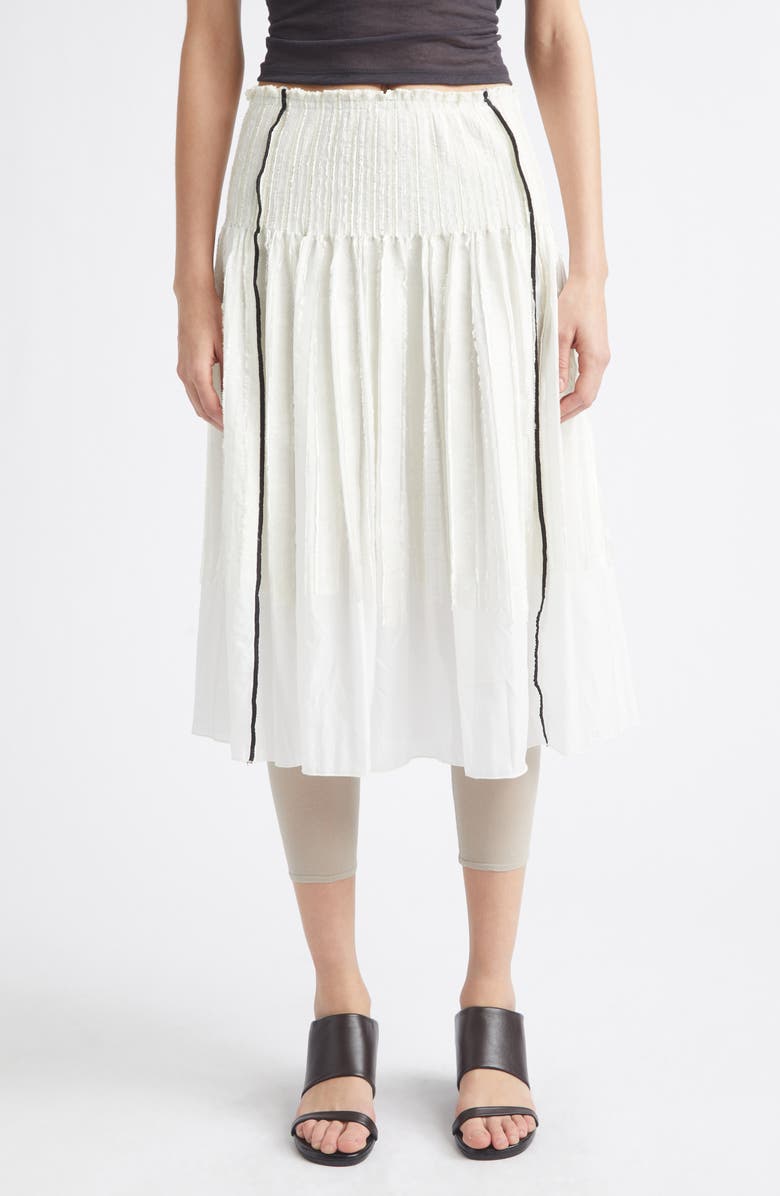 Paloma Wool Lupe Woven Jacquard Skirt, Main, color, 000 - White