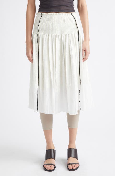 Lupe Woven Jacquard Skirt
