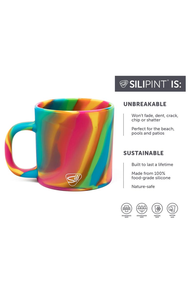 Silipint 2 Pack 16oz Silicone Coffee Mug, Alternate, color,