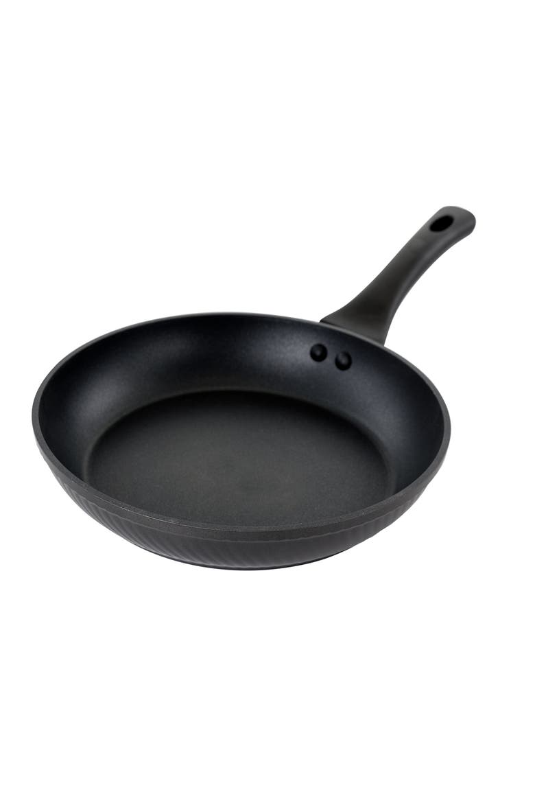 Kono 9.5 Inch Aluminum Nonstick Frying Pan, Main, color, Metallic Silver