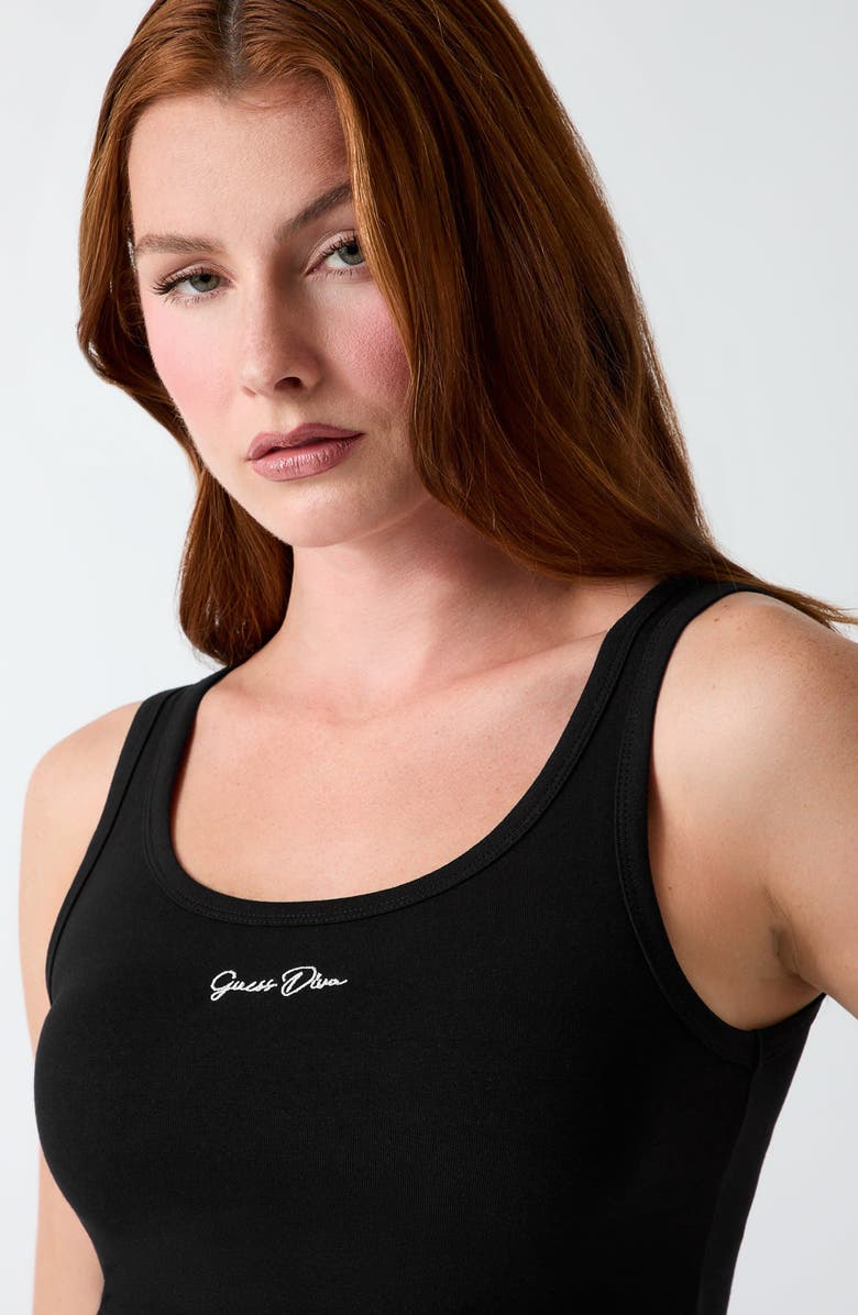GUESS Alya Tank, Alternate, color, Black
