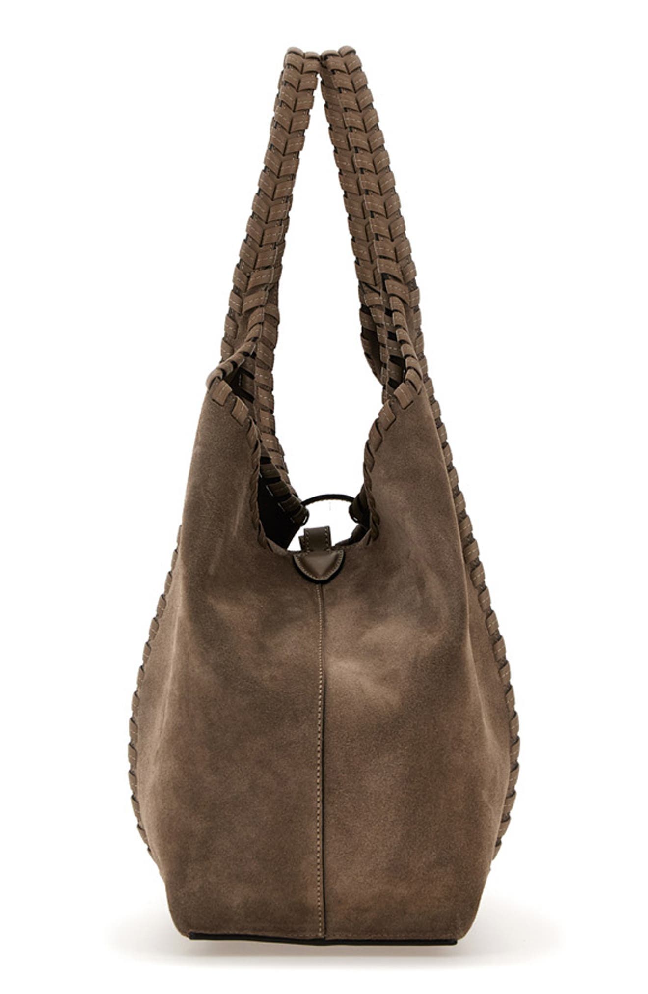 Tod's T Timeless Shopper, Alternate, color, Creta Chiaro