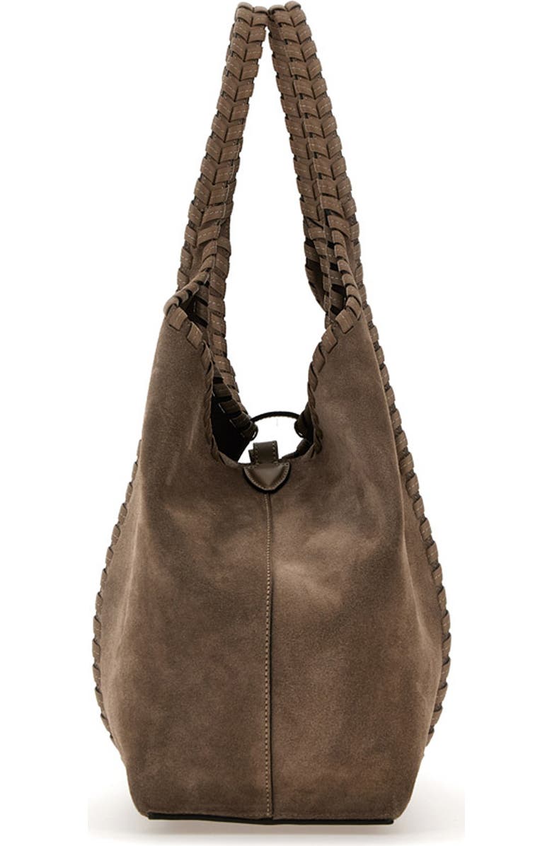 Tod's T Timeless Shopper, Alternate, color, Creta Chiaro