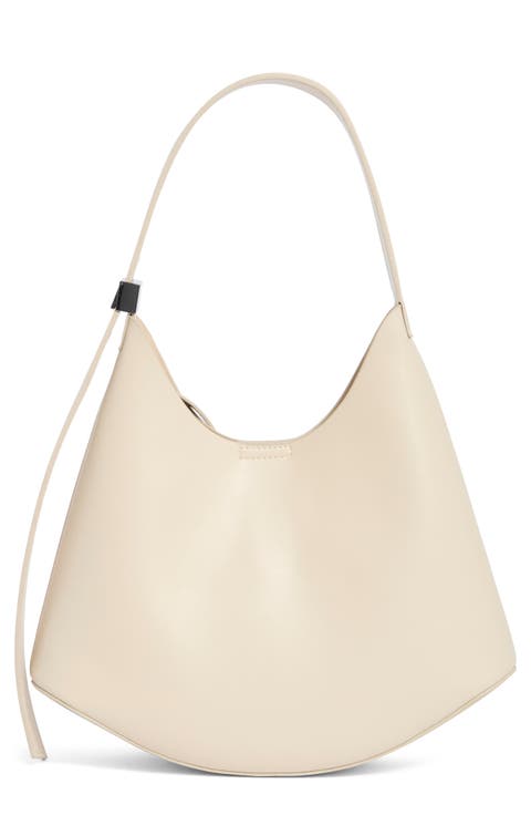 Curved Bottom Hobo Bag
