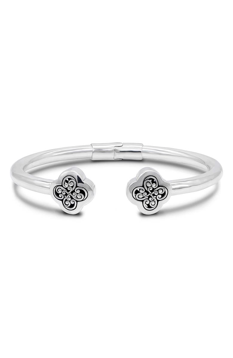DEVATA Sterling Silver Cuff Bracelet, Main, color, 