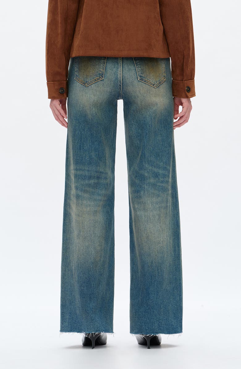 Bayeas Wide Leg Jeans, Alternate, color, Dirty Blue