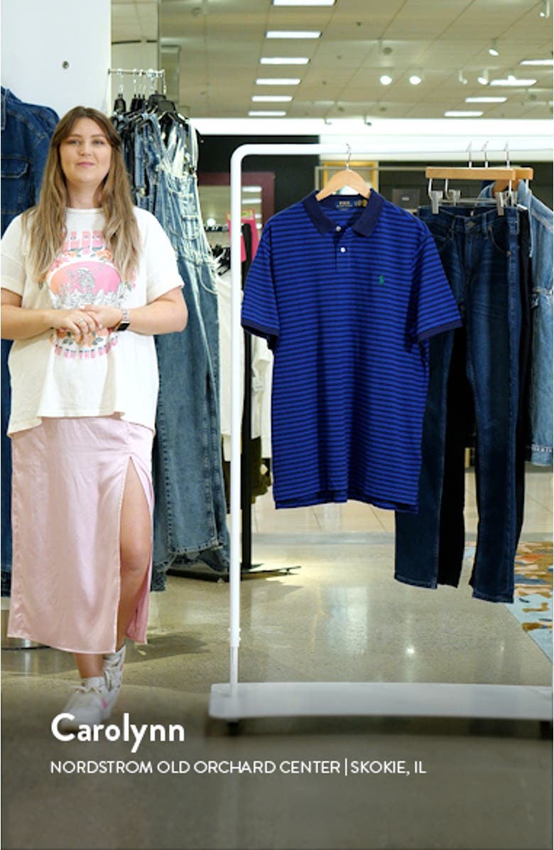 Stripe Cotton Piqué Polo, sales video thumbnail
