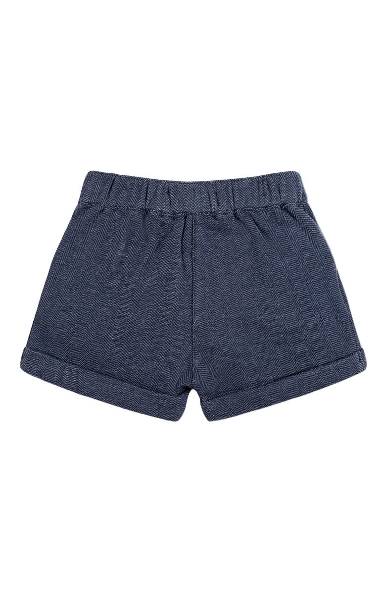 Hope 
Henry Girls
 Fleece Dress Short, Kids, Alternate, color, Navy Herringbone Fleece