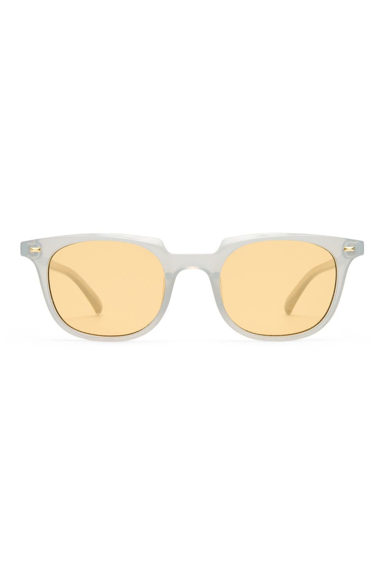 Le Resolu 51mm D-Frame Sunglasses, Main, color, CLOUD / MUSTARD MONO