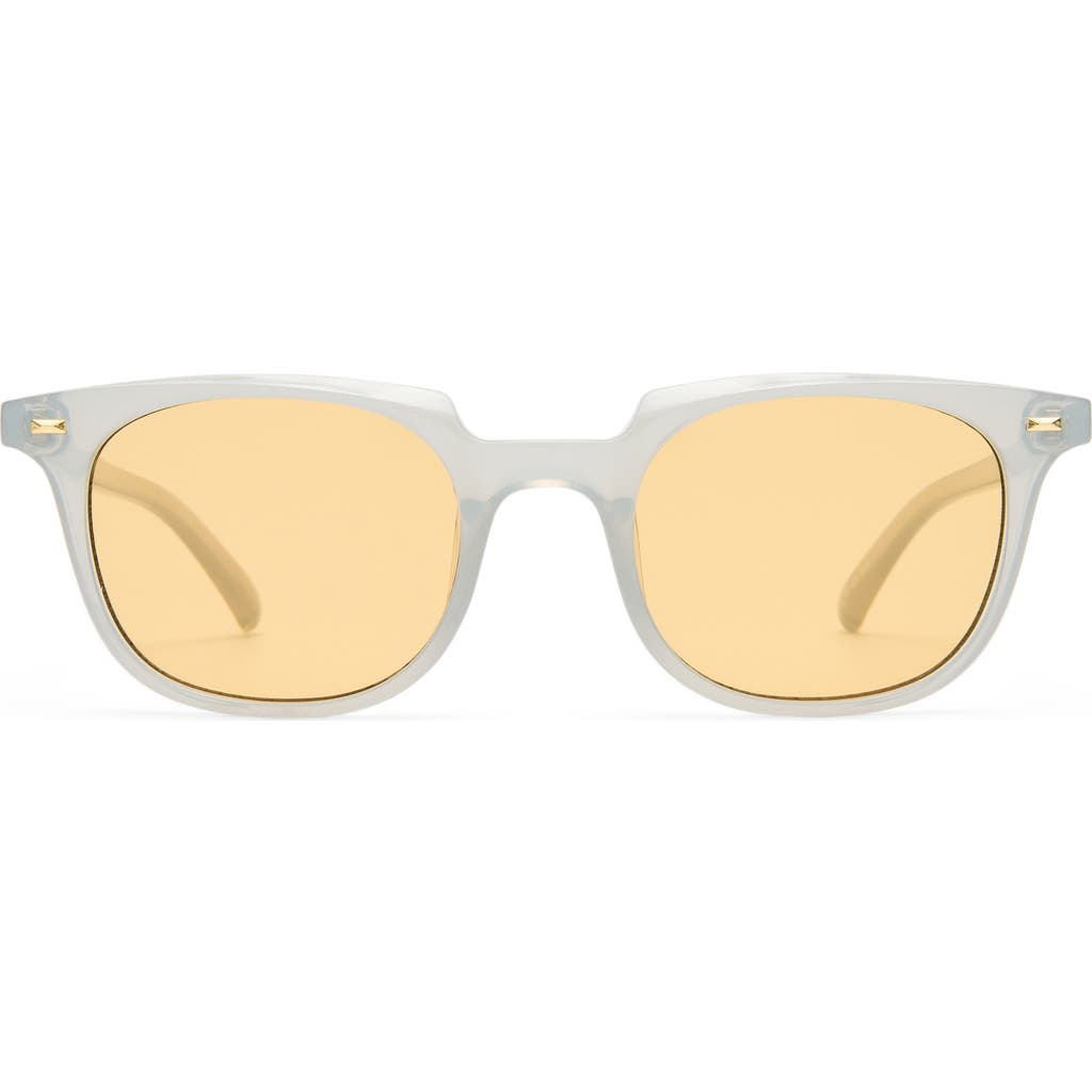 Le Specs Le Resolu 51mm D-frame Sunglasses In Yellow