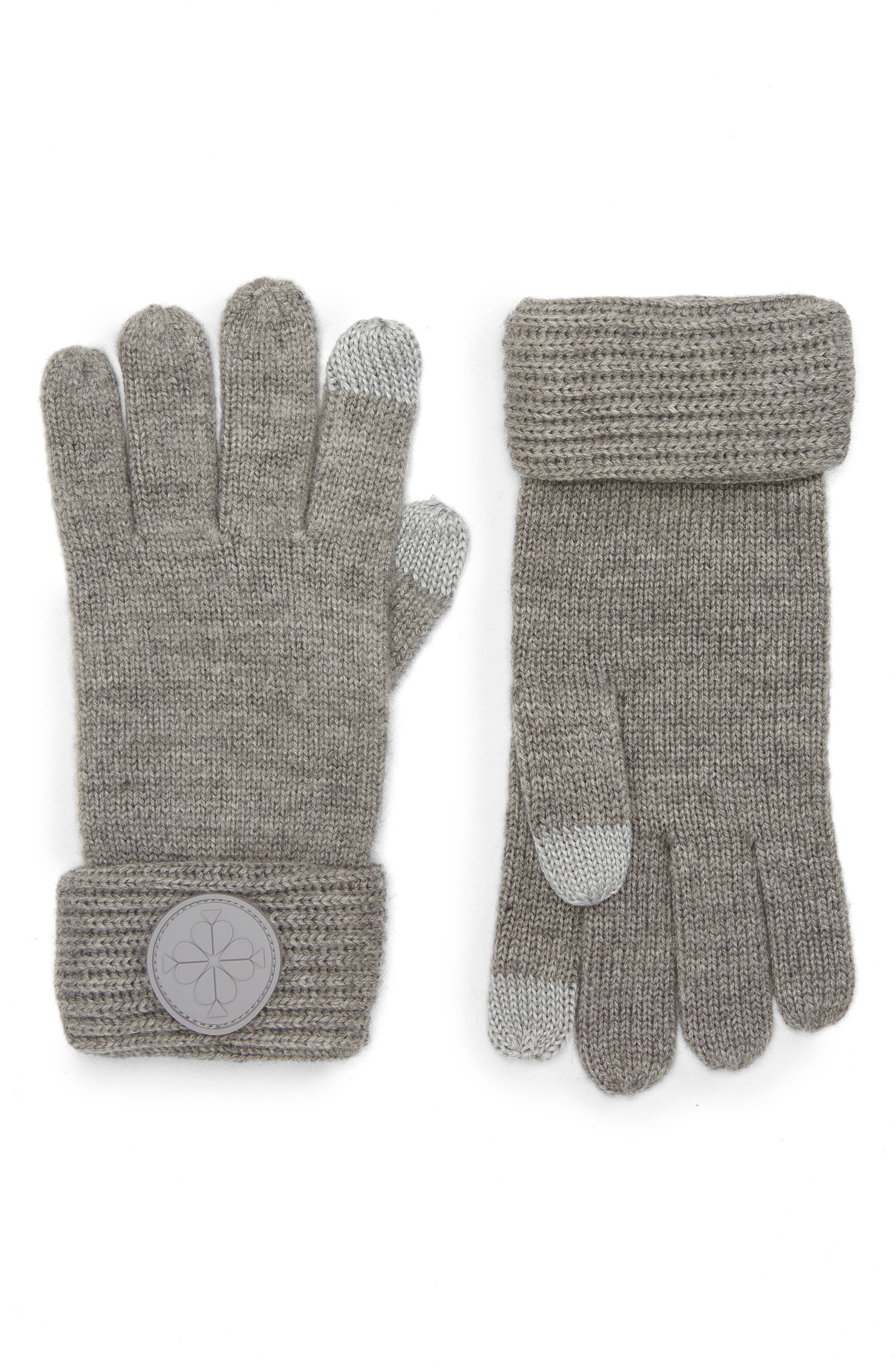 Kate Spade New York logo waffle gloves (Women) | Nordstromrack