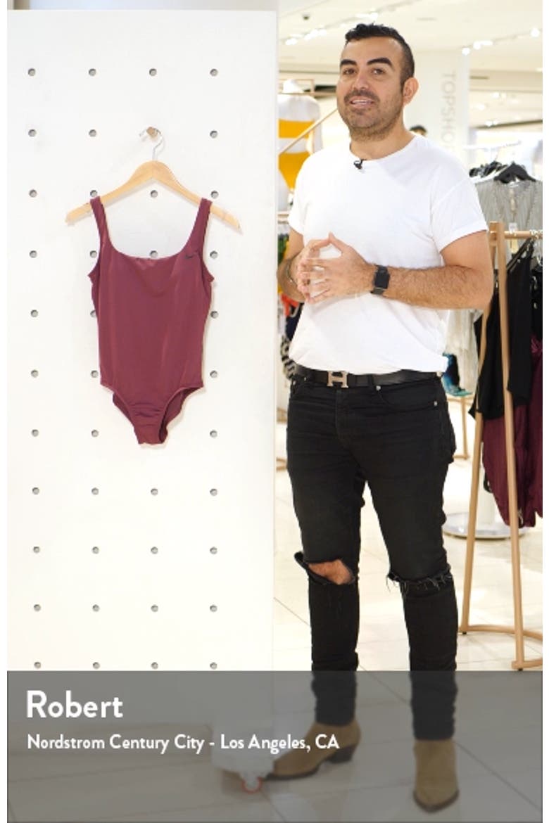 Essential U-Back One-Piece Swimsuit video
