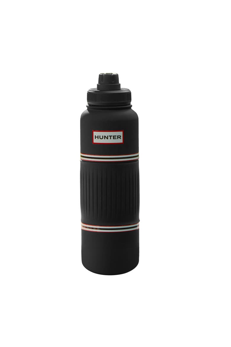 GoGrip Hydration Stainless Steel Tumbler with Carry Handle, Main, color, Black