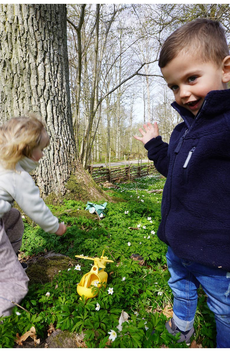 Scrunch Jumbo Recycled Plastic Ambulance Helicopter, Alternate, color, Multi