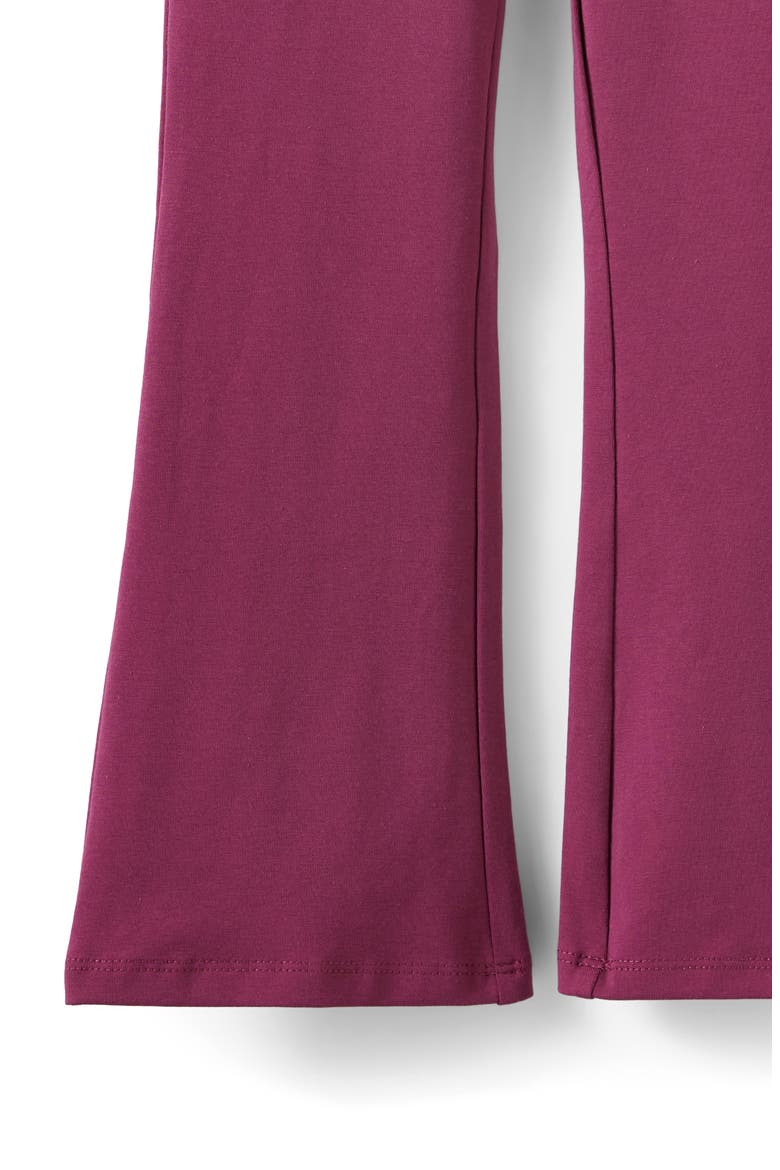 Kid's Essential Flare Legging, Alternate, color, Berry Jam Star Studs