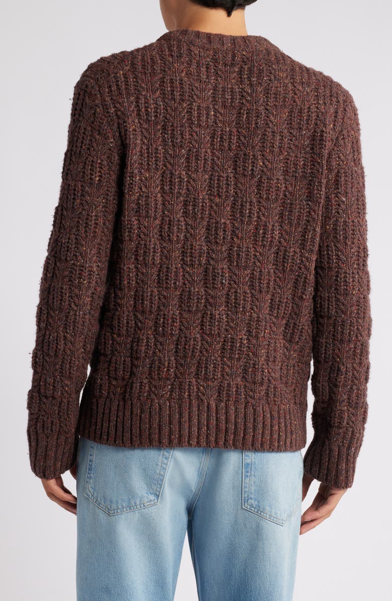 Wax London Wilde Cable Stitch Wool Blend Sweater, Alternate, color,