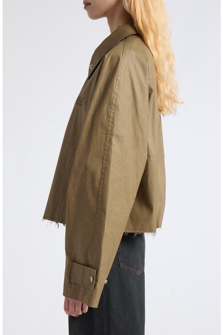 Cropped Sports Jacket, Alternate, color, KHAKI