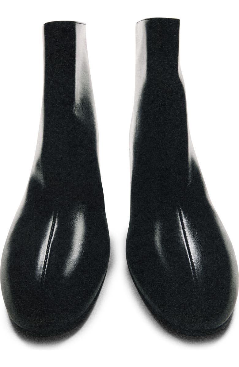 MANGO Claro Ankle Boot, Alternate, color, Black