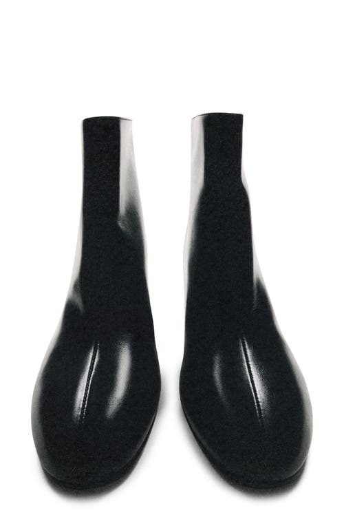 Mango Claro Ankle Boot In Black