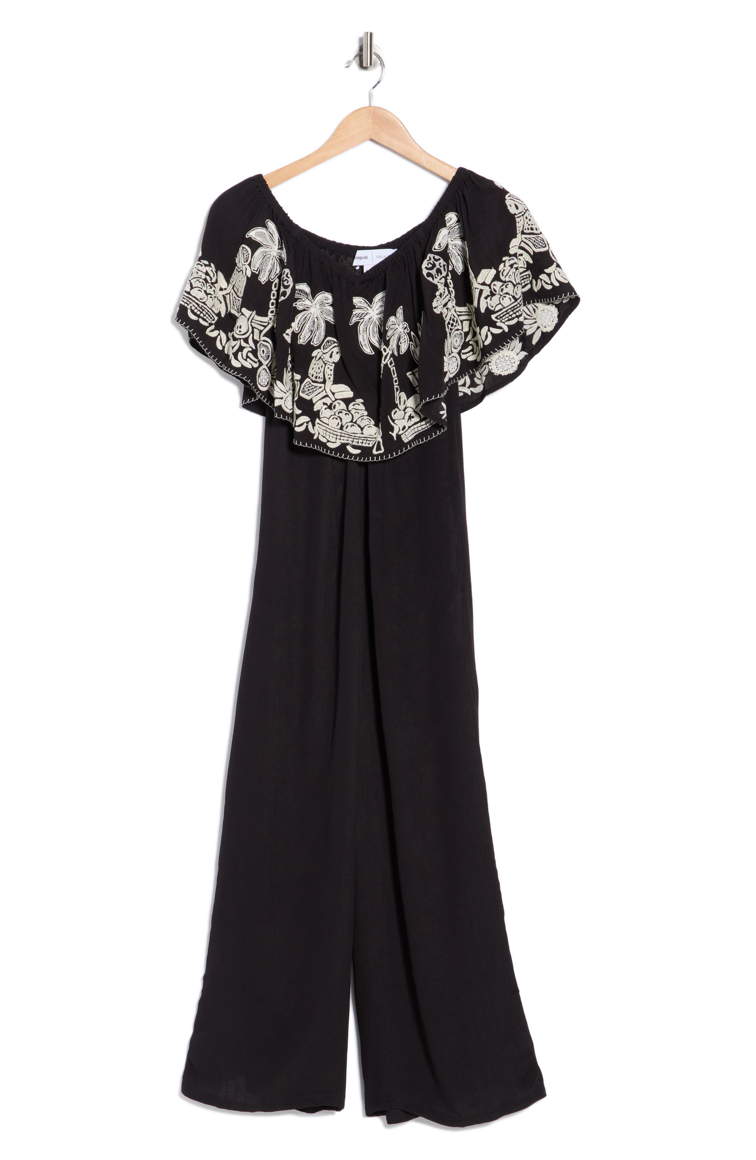 Desigual Embroidered Popover Jumpsuit