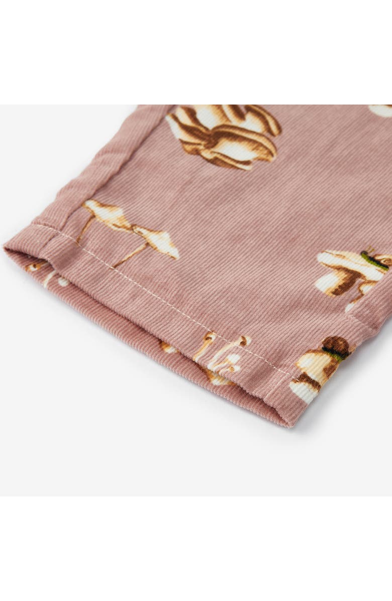 Milkbarn Organic Corduroy Casual Pants, Alternate, color, Mushroom