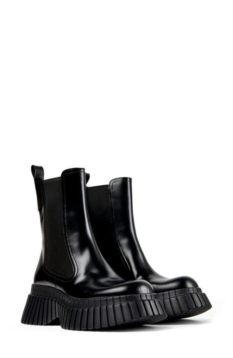 platform chelsea boots womens