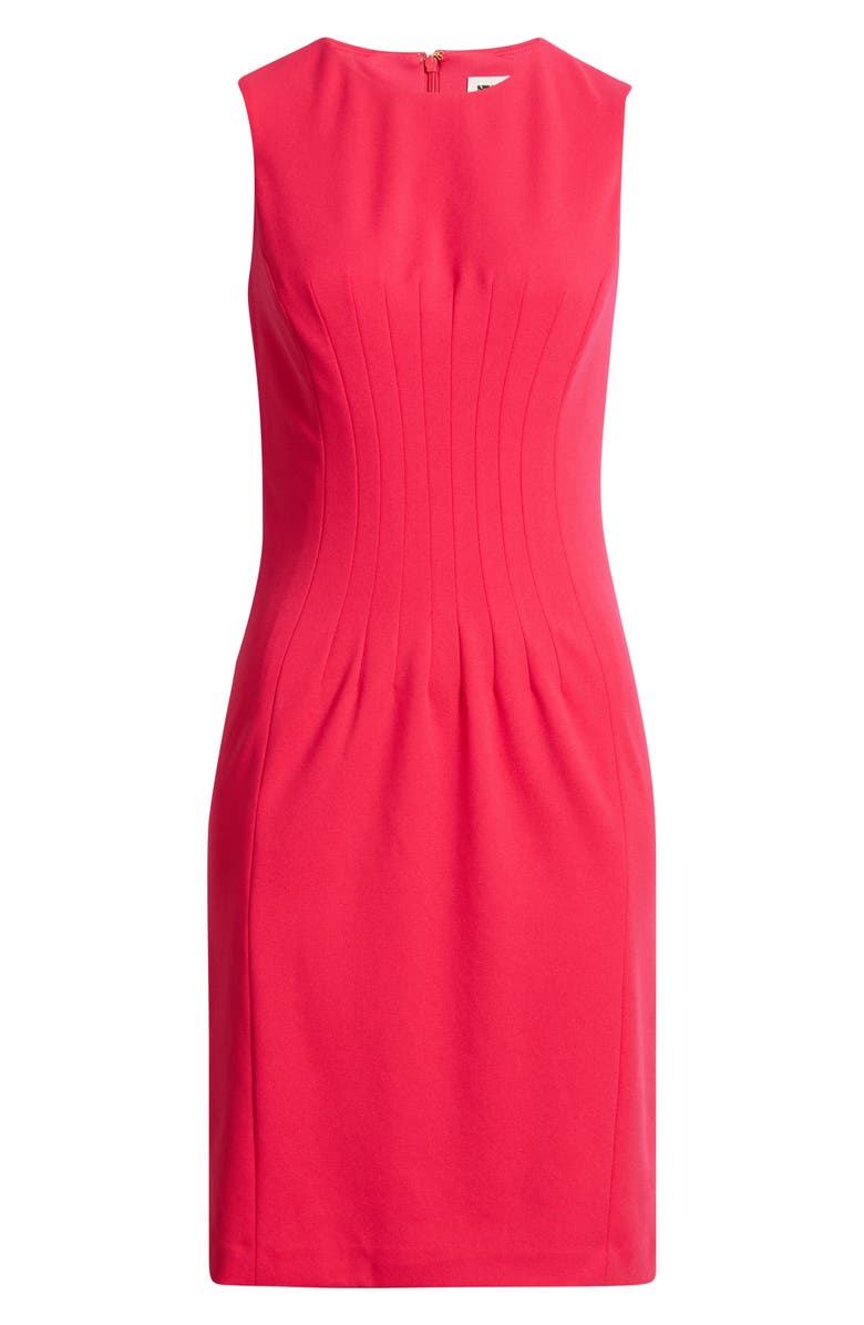 Anne Klein Jewel Neck Sheath Dress, Alternate, color, Grenadine