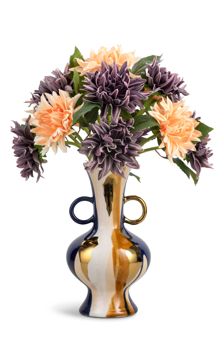 CocoBella Atelia Riva RealTouch Dahlia Arrangement, Main, color, Purple