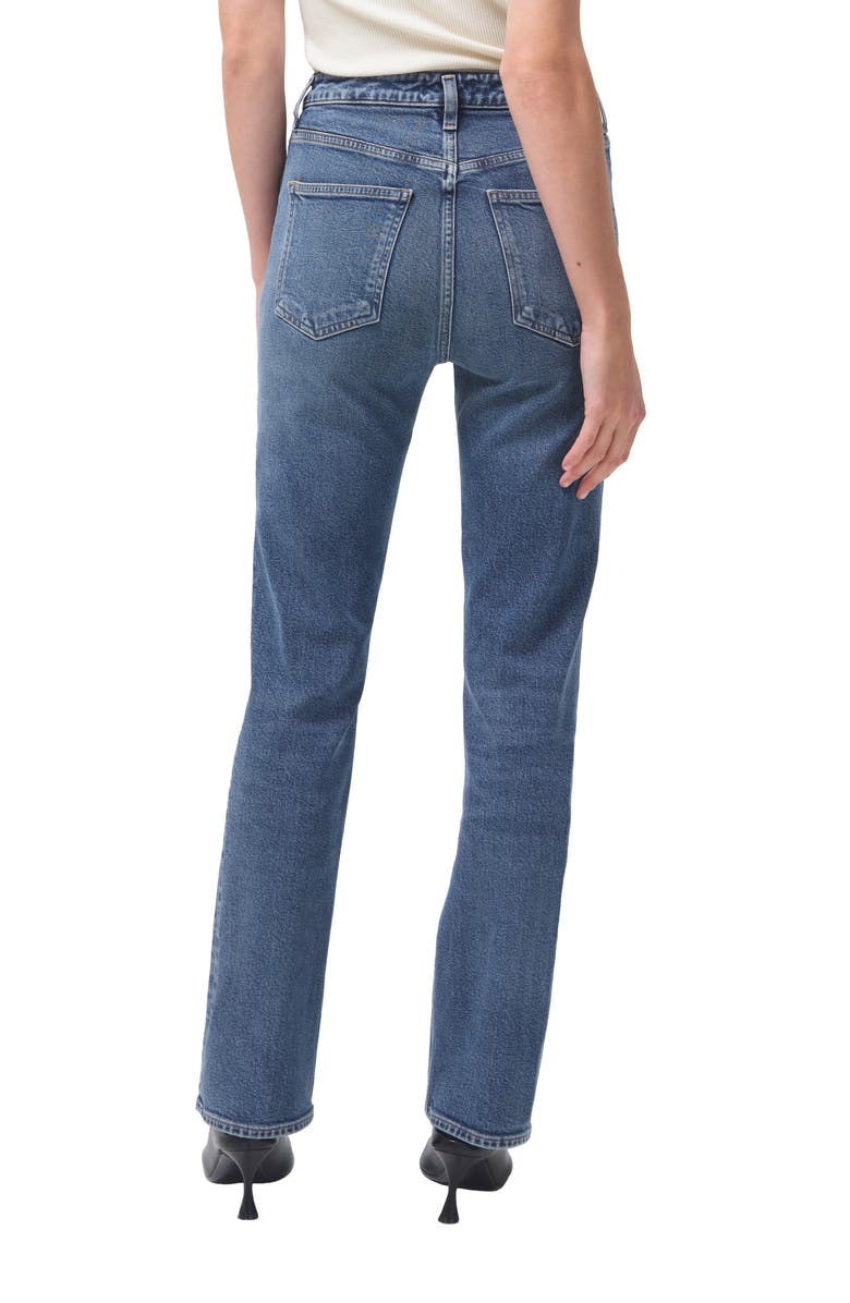 AGOLDE Valen High Waist Slim Fit Organic Cotton Bootcut Jeans, Alternate, color,