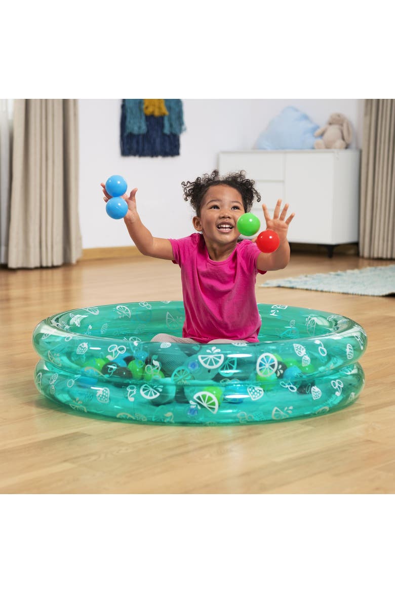 Inflatable Ball Pit Pool With 50 Colorful Balls, Alternate, color, Multicolored