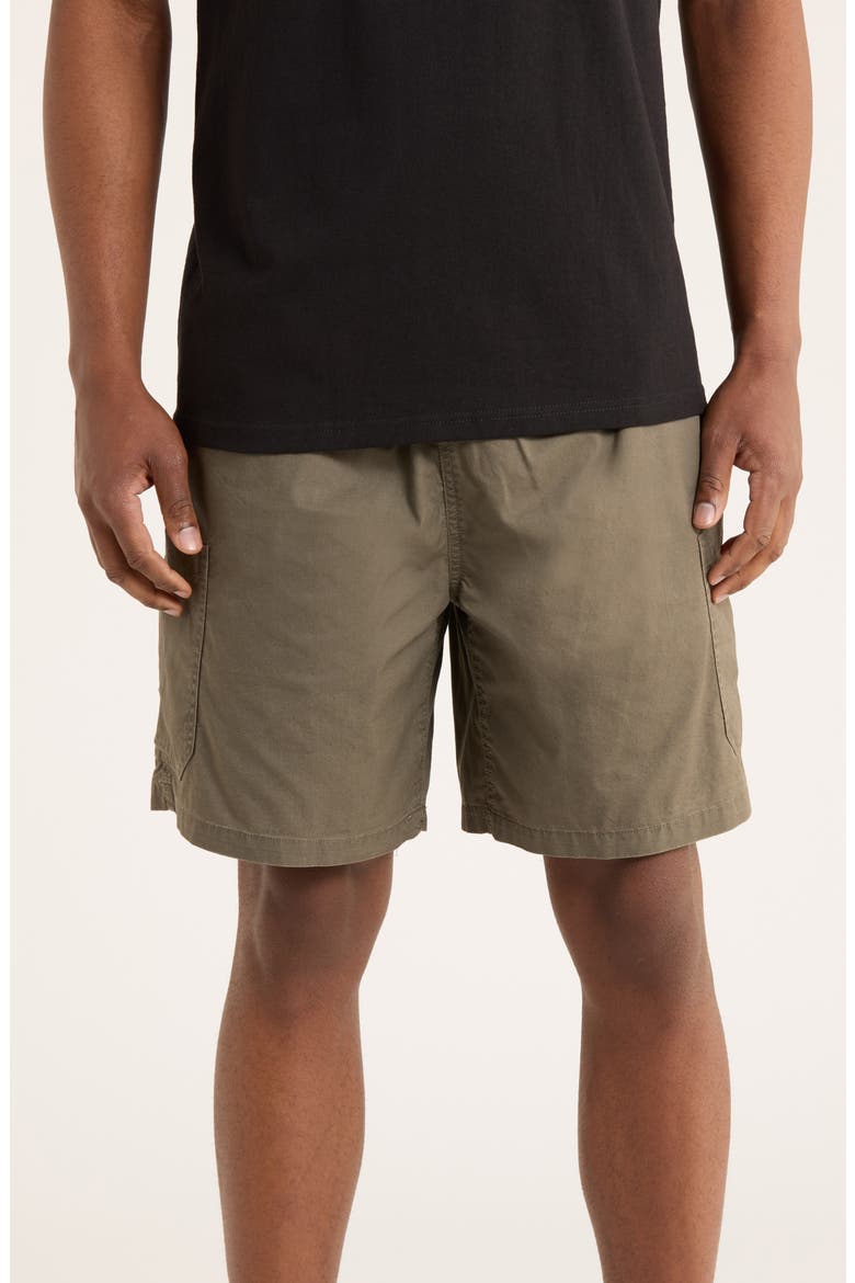 Easy Nelson Cotton Cargo Shorts, Main, color, TEA LEAF FADED WASH