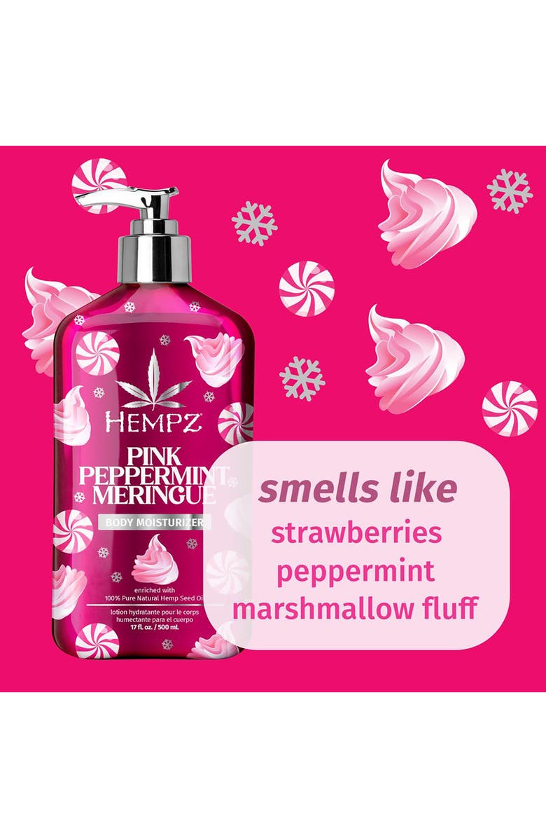 HEMPZ Pink Peppermint Meringue Body Moisturizer, Alternate, color,