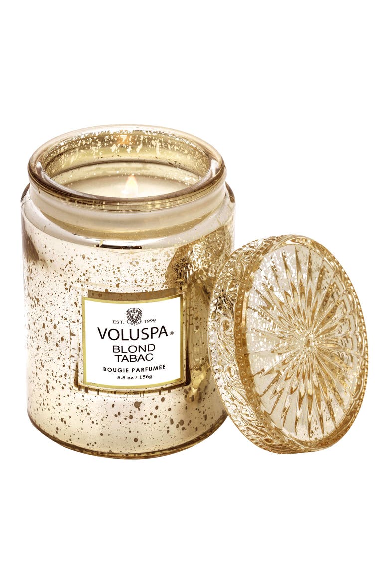 Blond Tabac Small Jar Candle, Main, color, BLOND TABAC