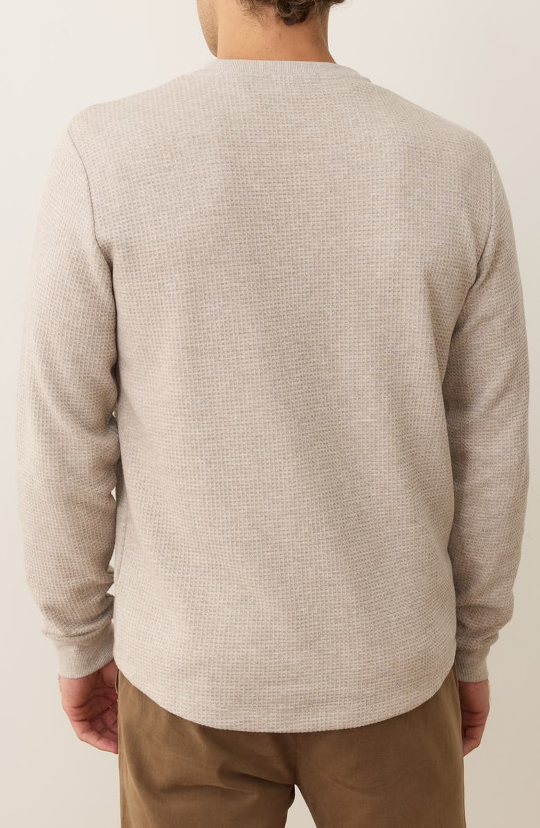 Marine Layer Double Knit Waffle Henley, Alternate, color,