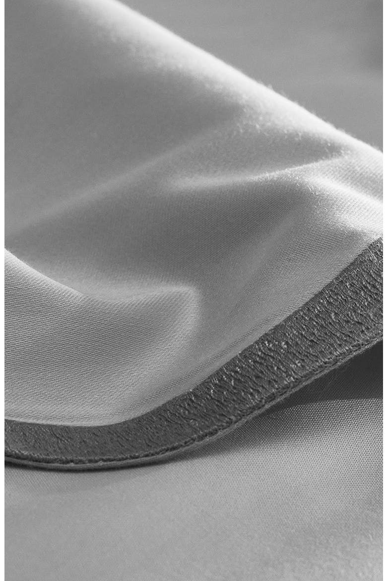 Signature Curved Edge Organic Cotton Sheet Set, Alternate, color, SKY/ SHORE