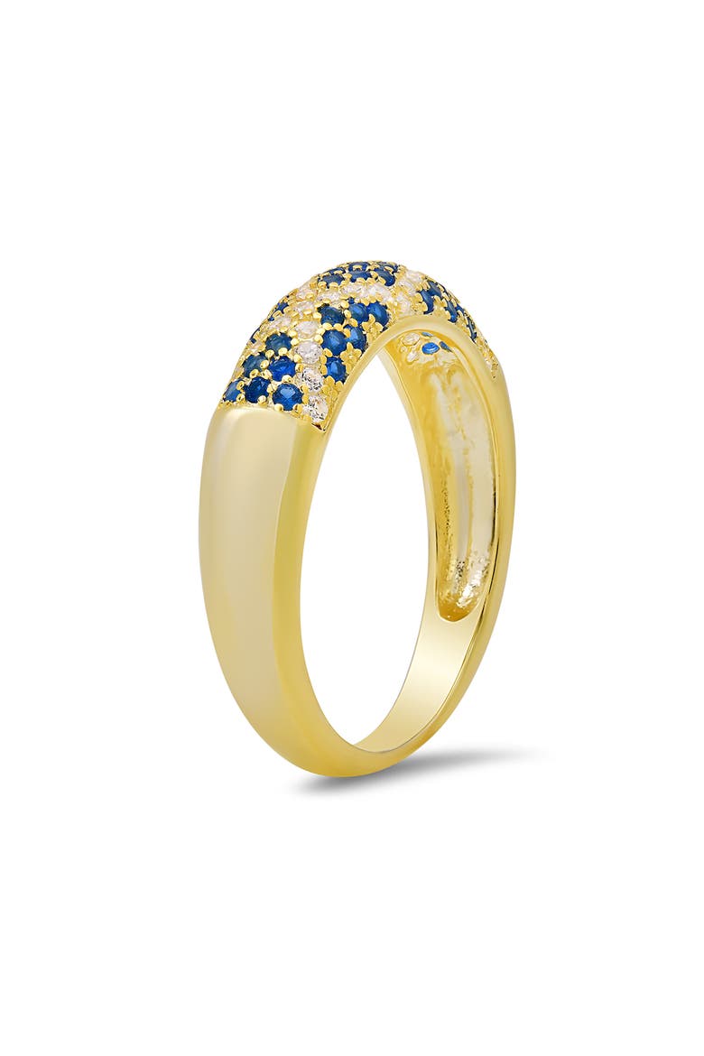 Cubic Zirconia Pavé Ring, Alternate, color, GOLD