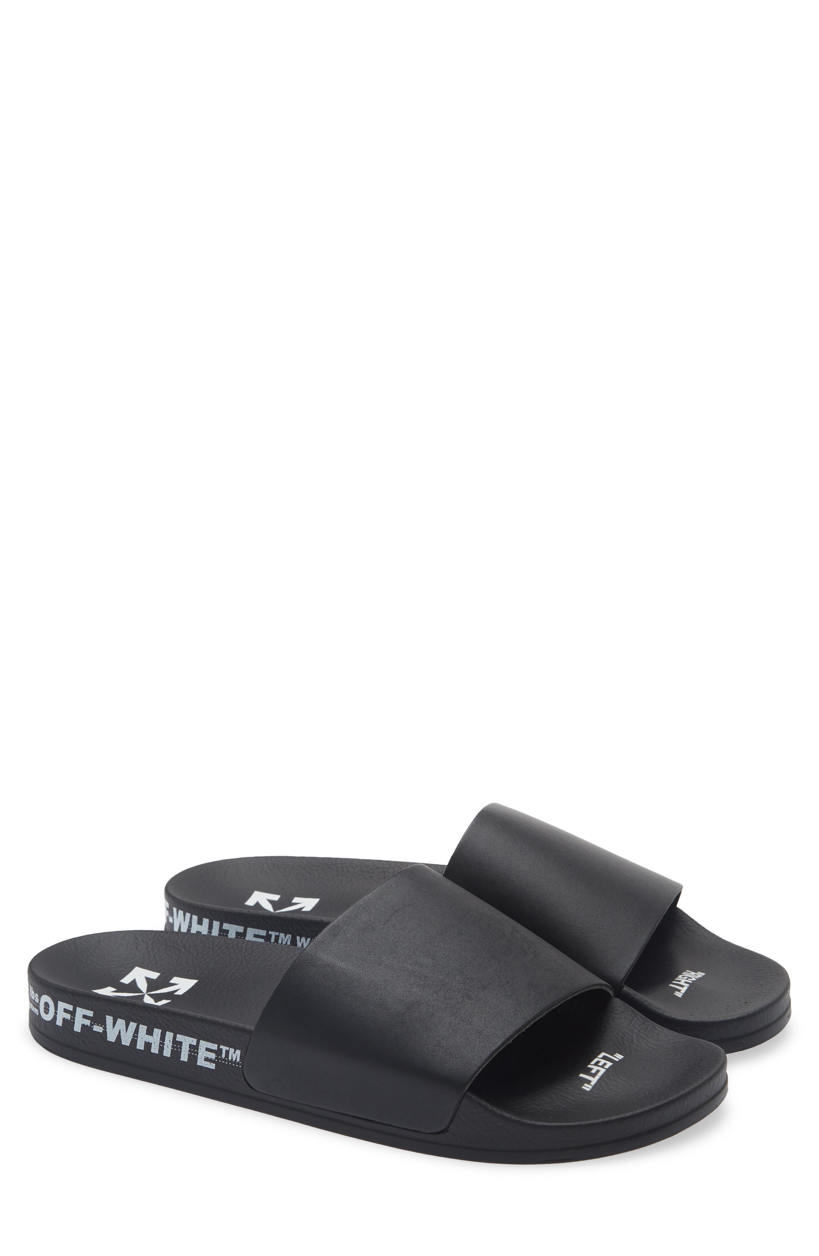 Off-White Industrial Belt Slide Sandal, Main, color, 
