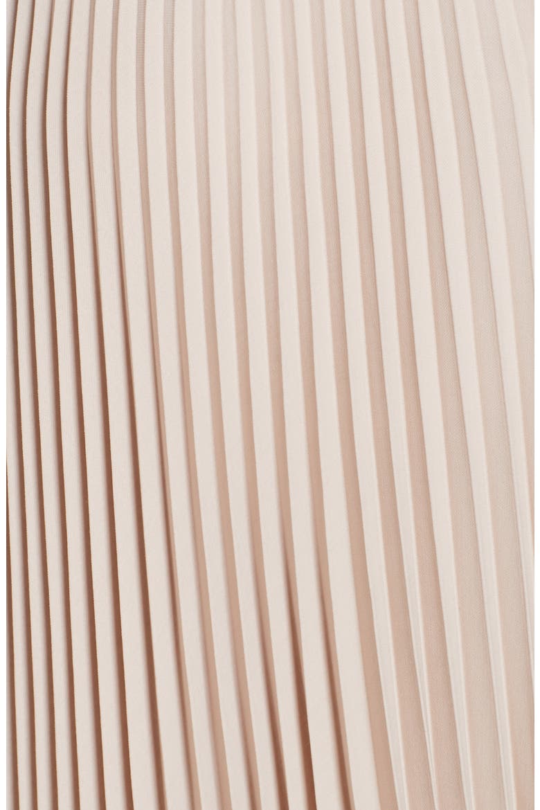 Asymmetric Hem Pleated Skirt, Alternate, color, STONEWARE
