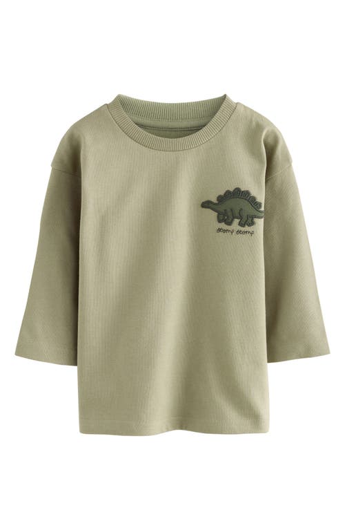 Next Kids' 3-pack Assorted Long Sleeve T-shirts In Green